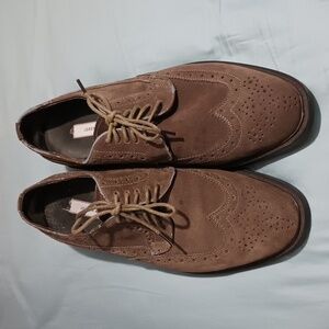 Joseph Abboud Brown Suede Wingtips/ Oxford Size 43 (9.5-10)